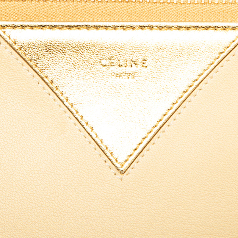 Bicolor Lambskin Coeur Clutch - Image 5