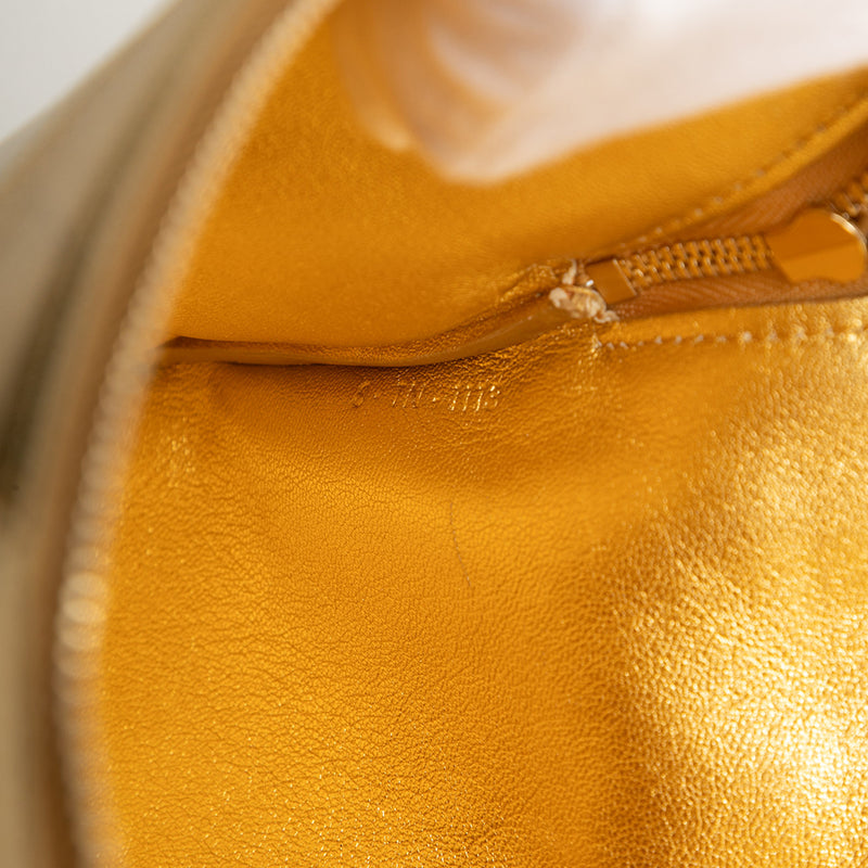 Bicolor Lambskin Coeur Clutch - Image 6