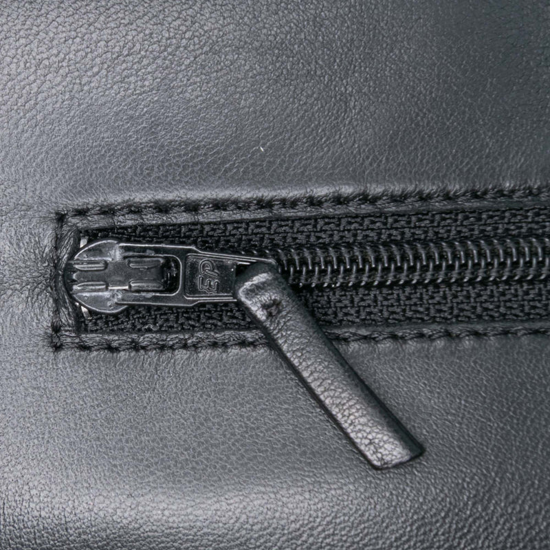 CC Embossed Lambskin Camellia Wallet On Chain - Image 10