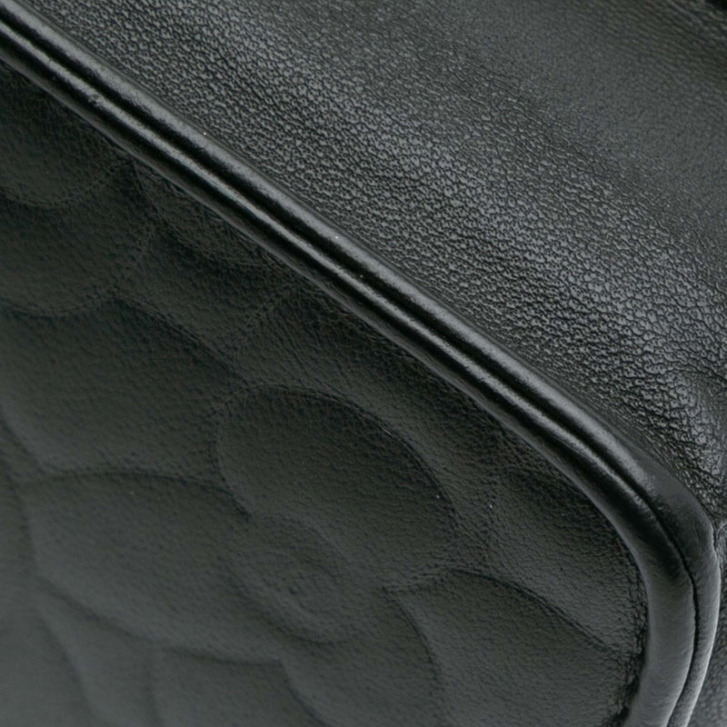 CC Embossed Lambskin Camellia Wallet On Chain - Image 11