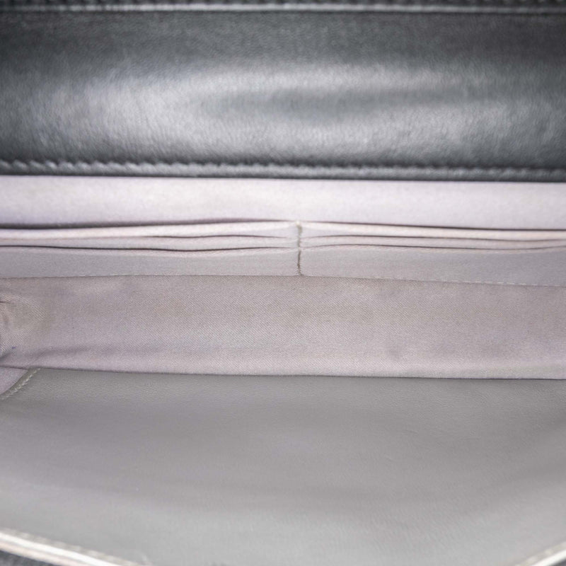 CC Embossed Lambskin Camellia Wallet On Chain - Image 4