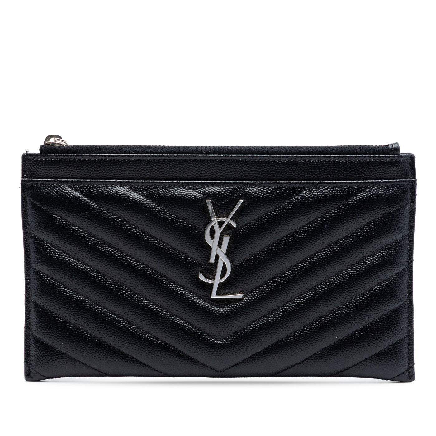 Grain De Poudre Chevron Monogram Bill Pouch - Image 1