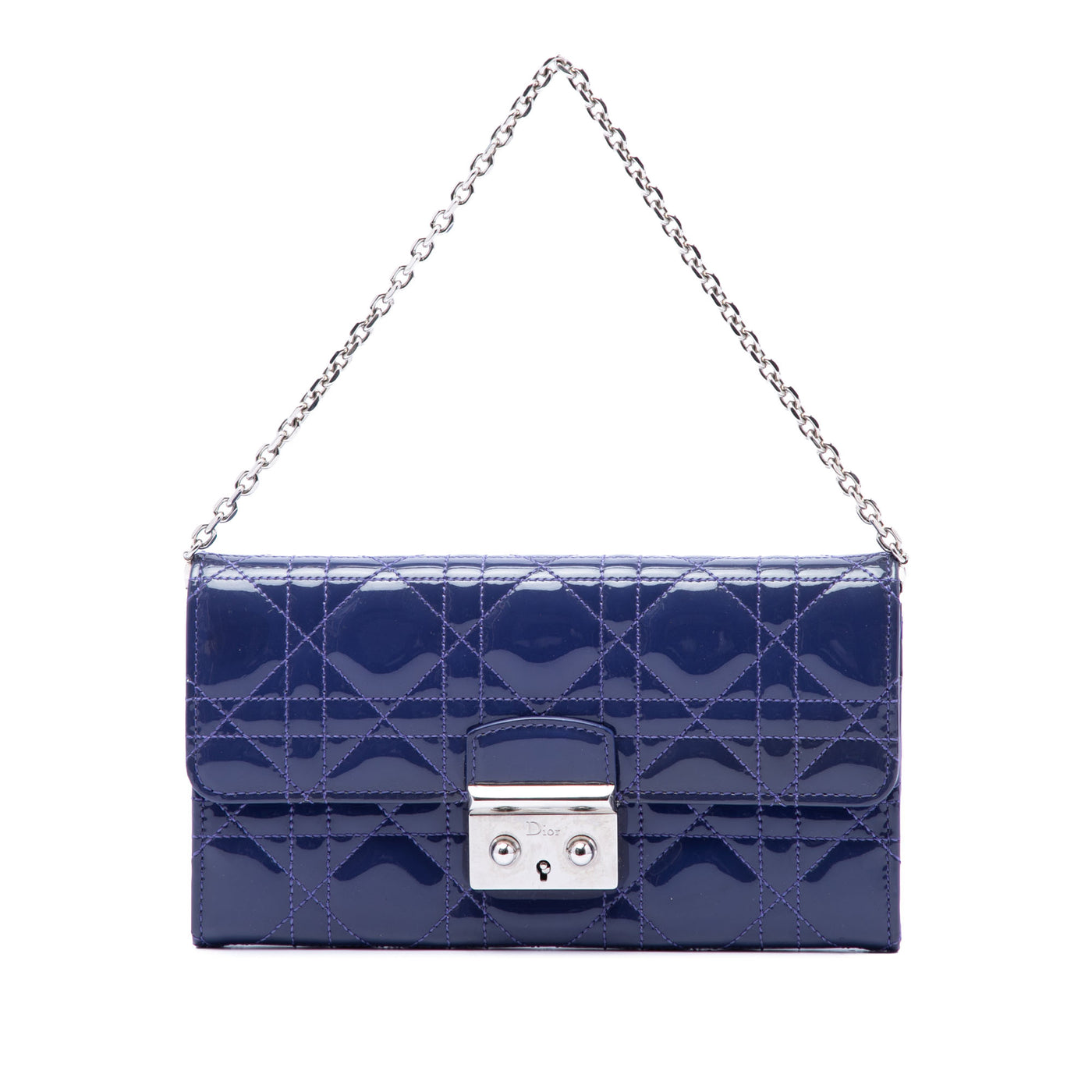 Patent Cannage Miss Dior Wallet on Chain - Image 1