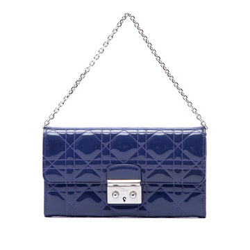 Patent Cannage Miss Dior Wallet on Chain - Image 1