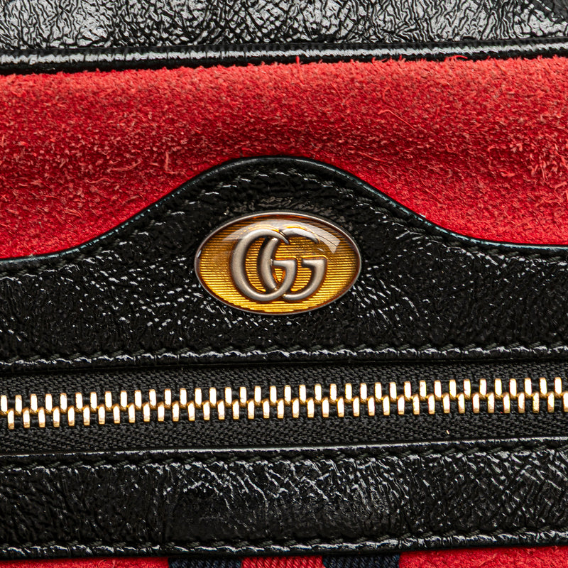 Mini Suede Web Ophidia Crossbody - Image 8