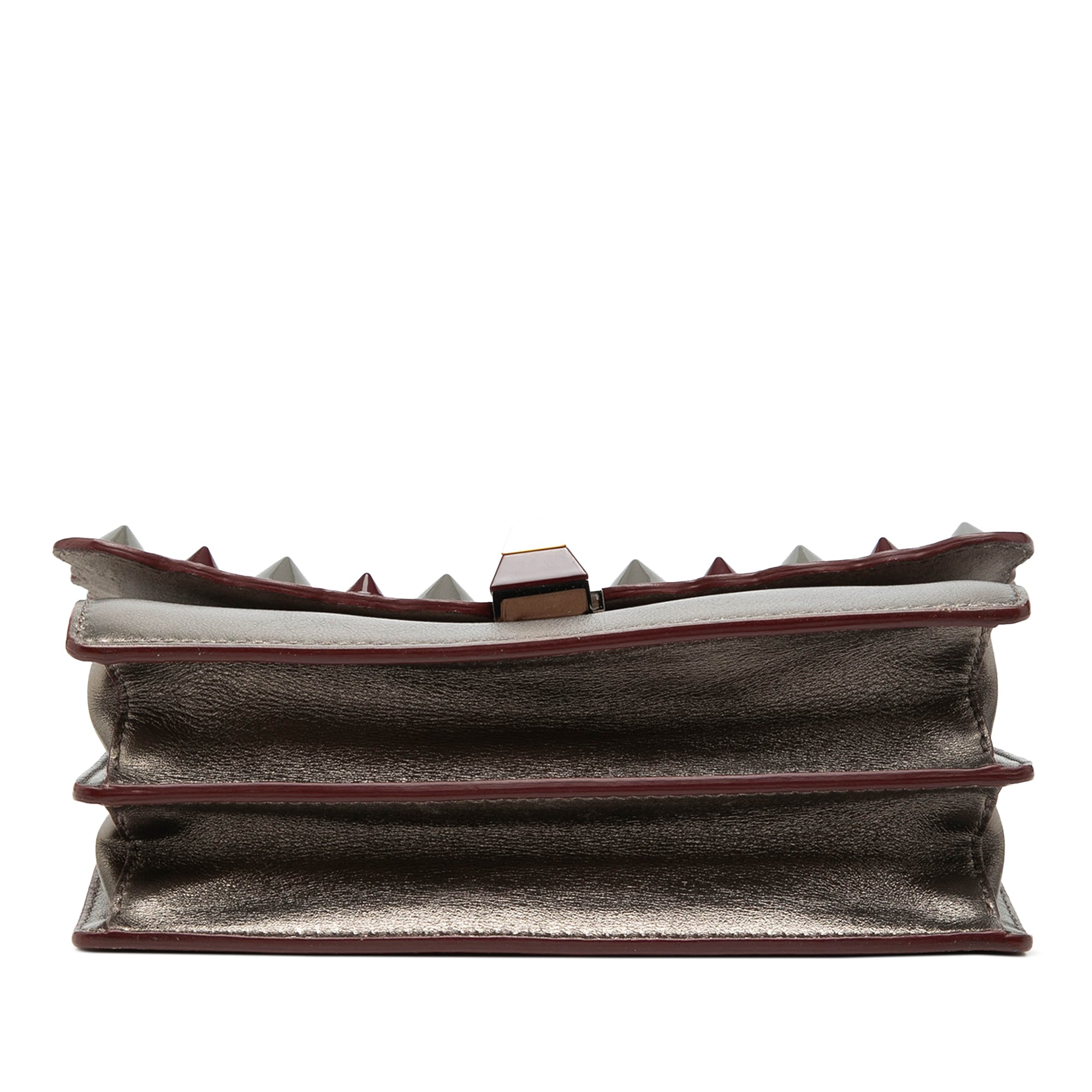 Mini Scalloped Metallic Studded Leather Kan I Crossbody - Image 3