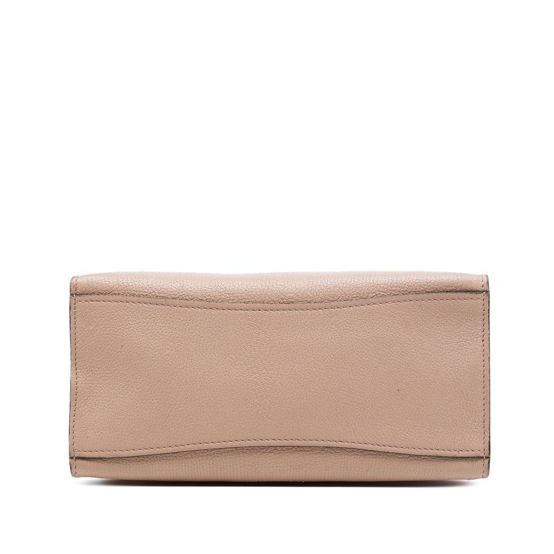 Mini Goatskin Madras Click Top Handle Bag - Image 3