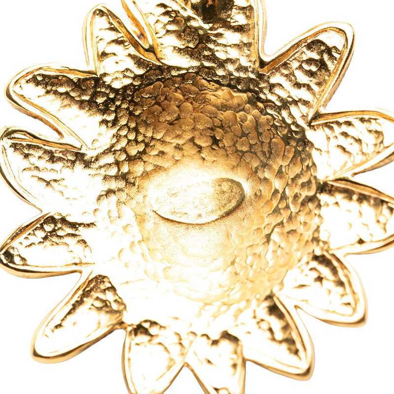 CC Gold Plated Leo Lion Sun Medallion Pendant Necklace - Image 3