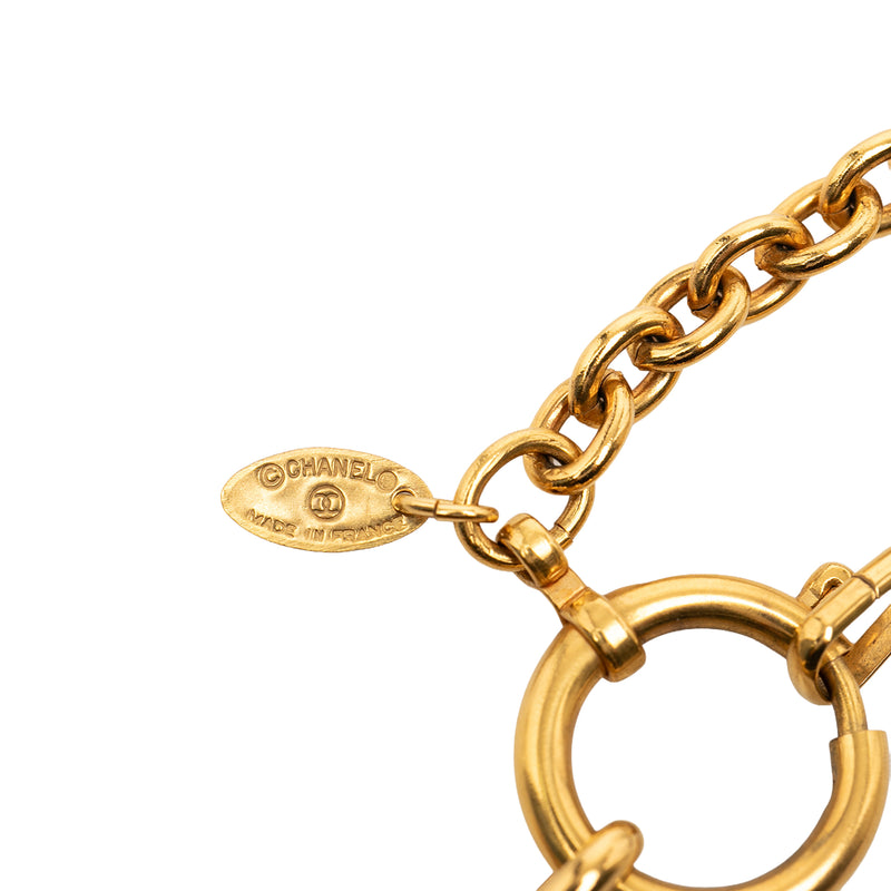 CC Gold Plated Leo Lion Sun Medallion Pendant Necklace - Image 5