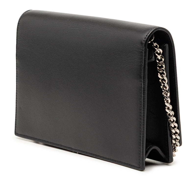 Calfskin Cloud Star Applique Classic Monogram Kate Tassel Wallet on Chain - Image 2
