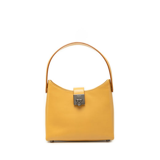 Leather Gancini Handbag - Image 1