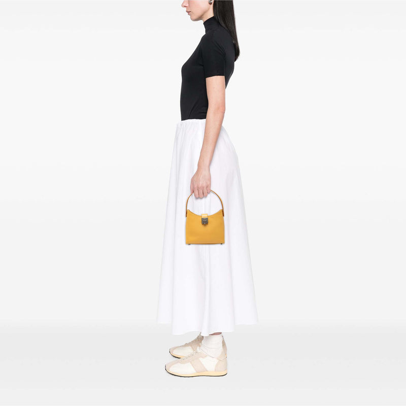 Leather Gancini Handbag - Image 6