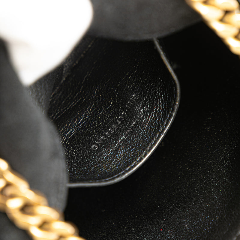Small Metallic Grain De Poudre Monogram Vicky Chain Bag - Image 6