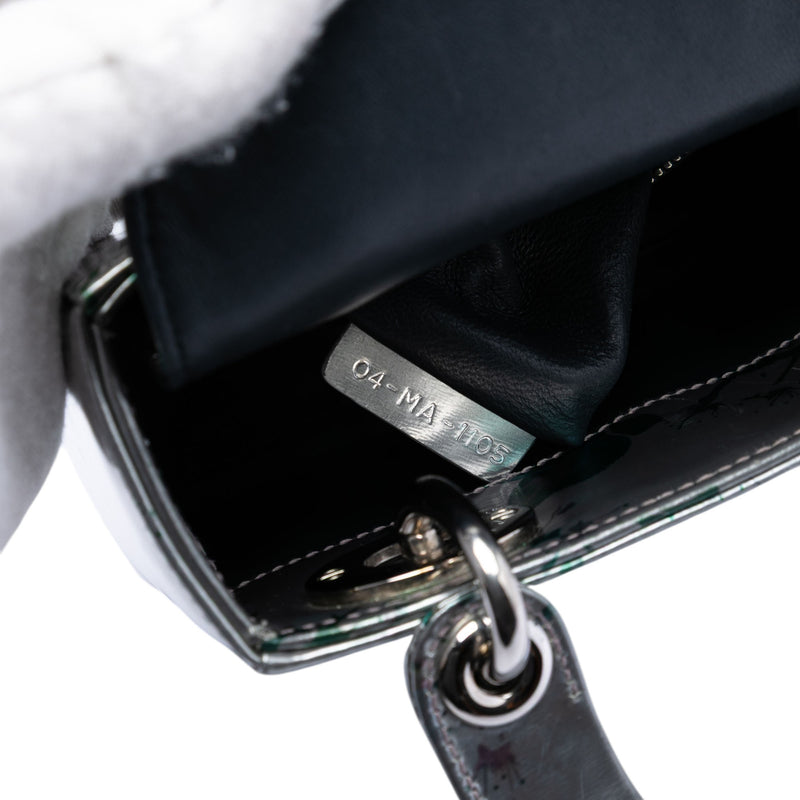 Mini Metallic Lambskin Floral Printed Lady Dior - Image 6