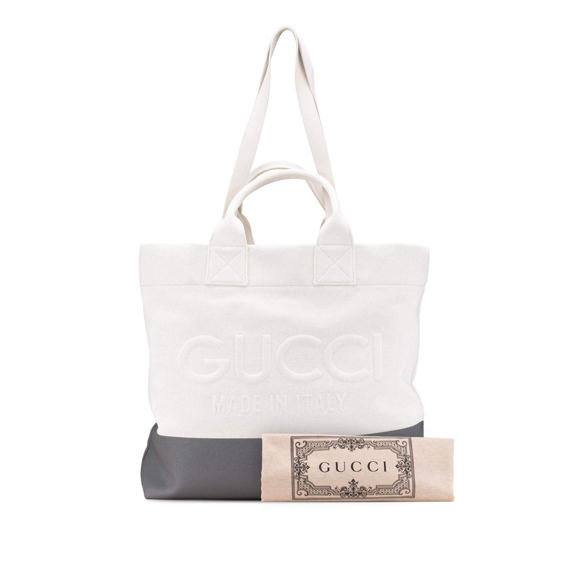Canvas Embossed Logo Tote - Image 12