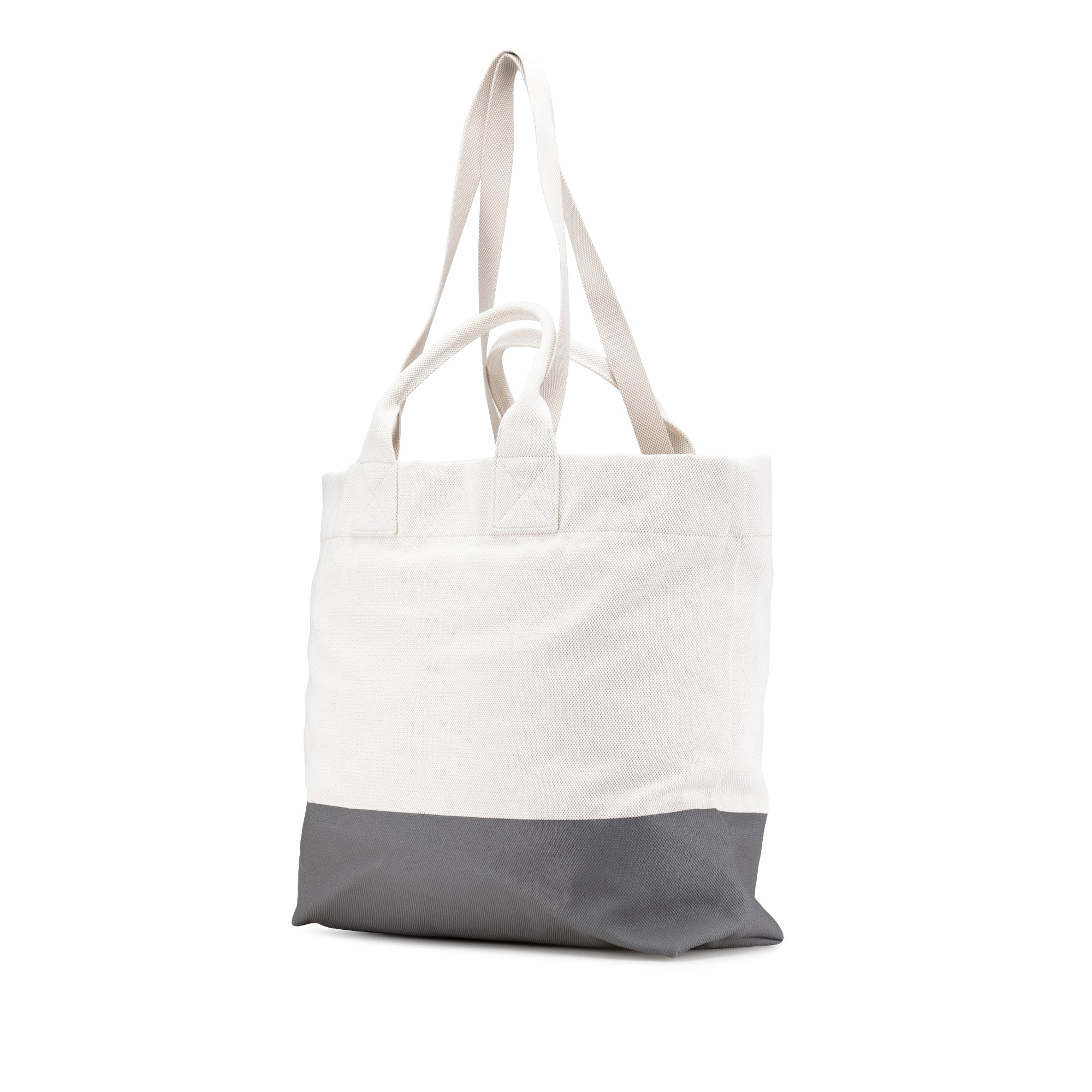 Canvas Embossed Logo Tote - Image 2