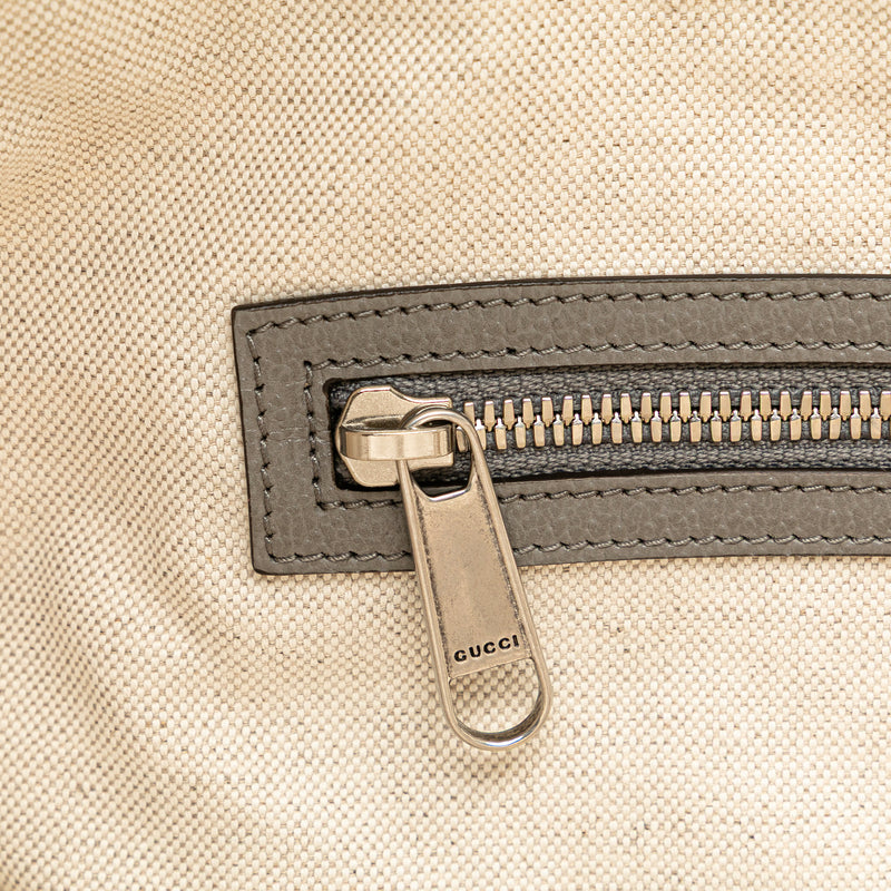 Canvas Embossed Logo Tote - Image 7