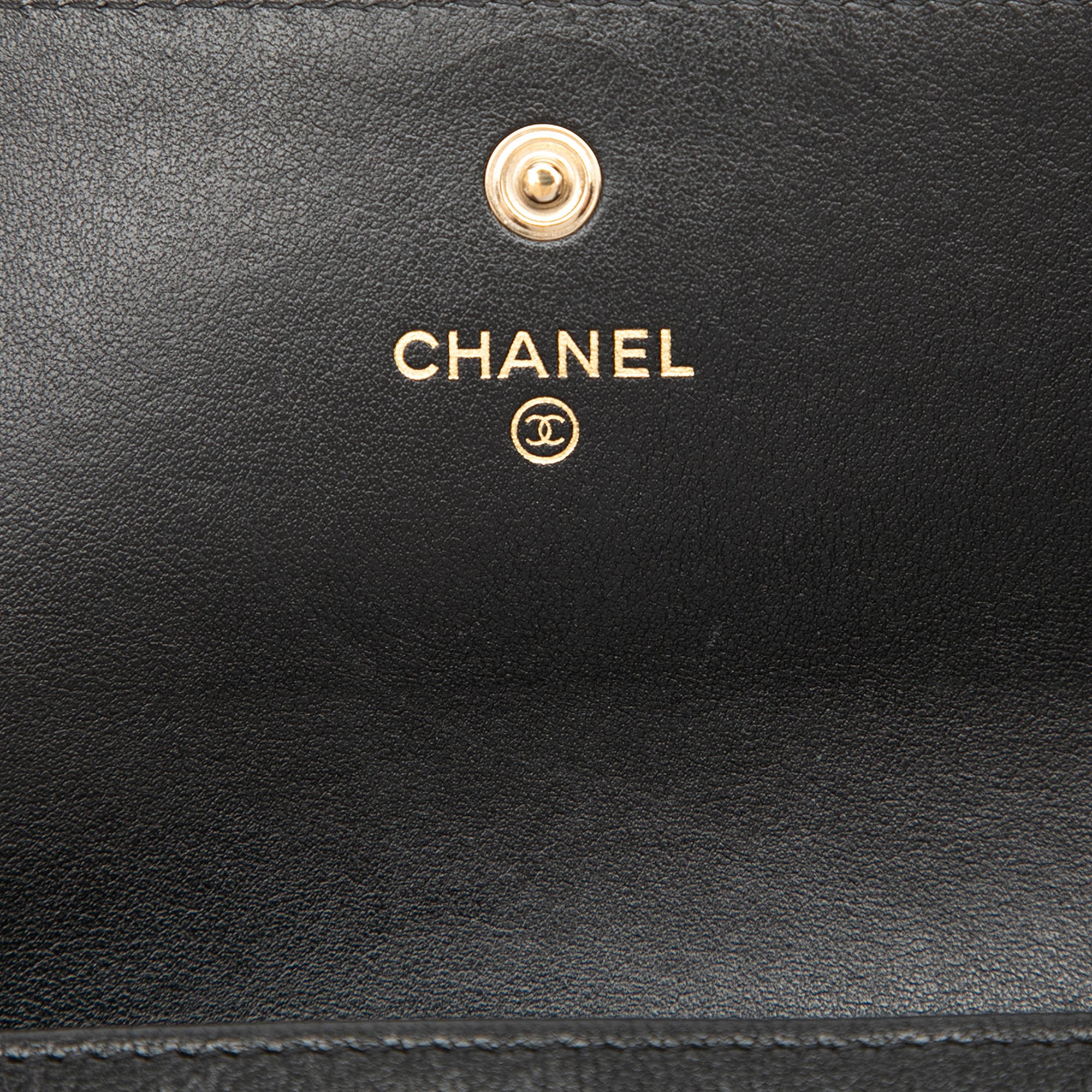 CC Goatskin Gusset Flap Long Wallet - Image 5
