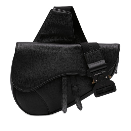 Grained Calfskin Saddle Bag - Image 1