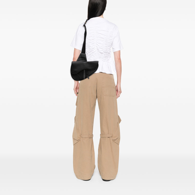 Grained Calfskin Saddle Bag - Image 6