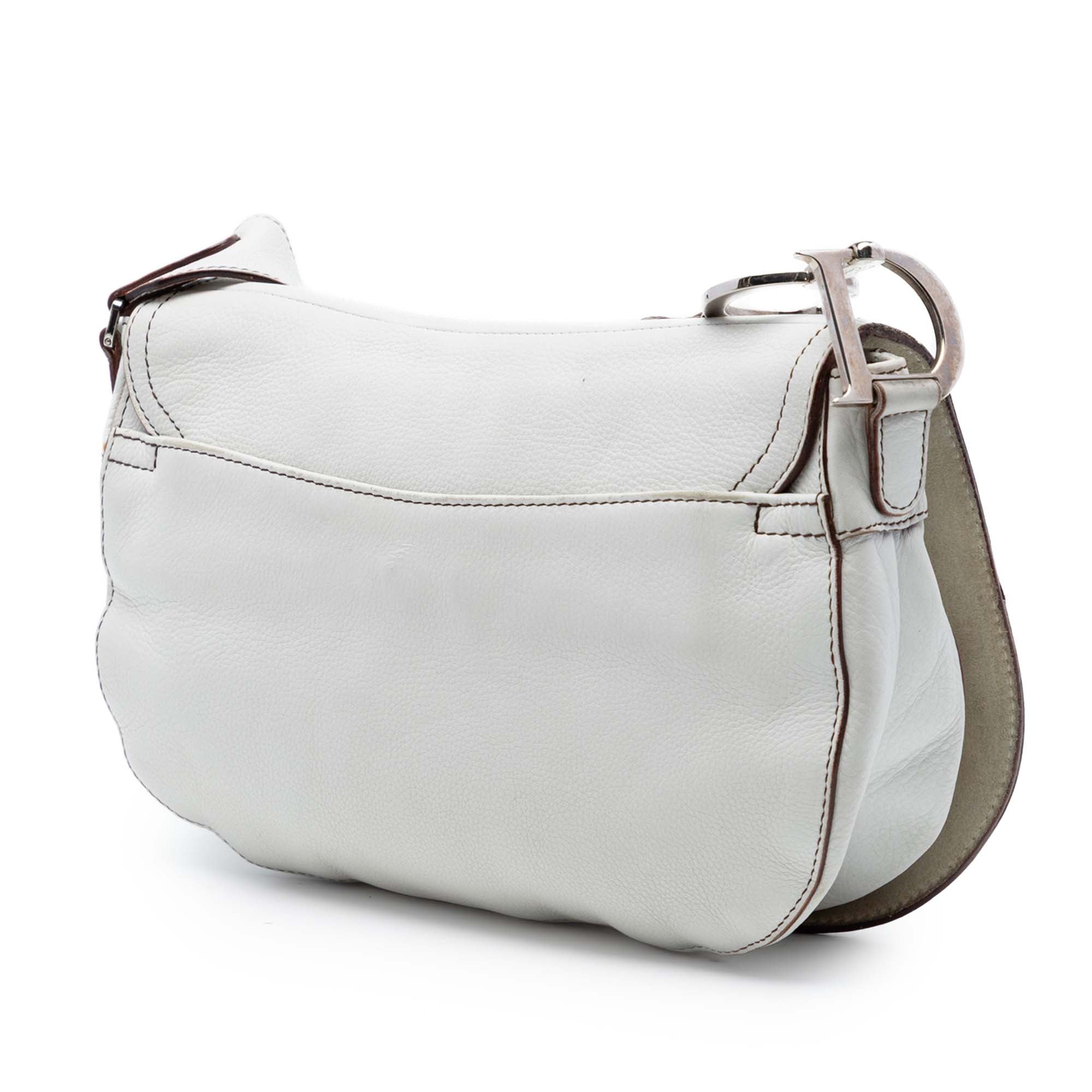 Leather Double Saddle Crossbody - Image 2