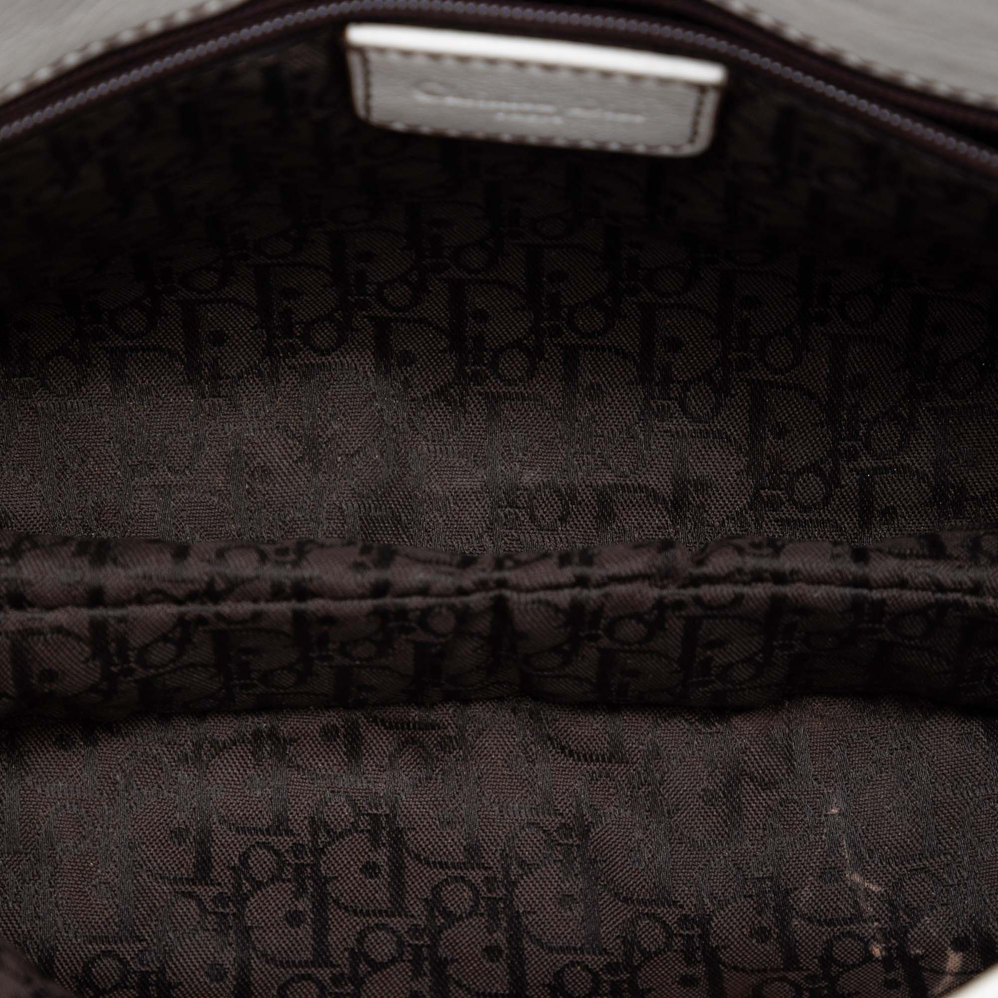 Leather Double Saddle Crossbody - Image 4