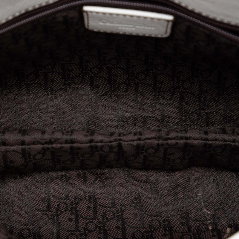 Leather Double Saddle Crossbody - Image 4
