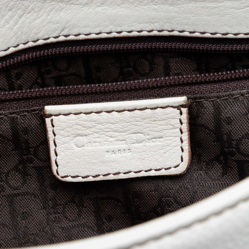 Leather Double Saddle Crossbody - Image 6