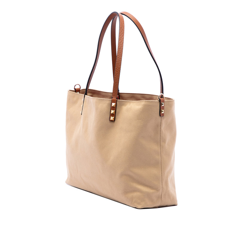 Canvas Rockstud Glam Lace Reversible Tote - Image 2