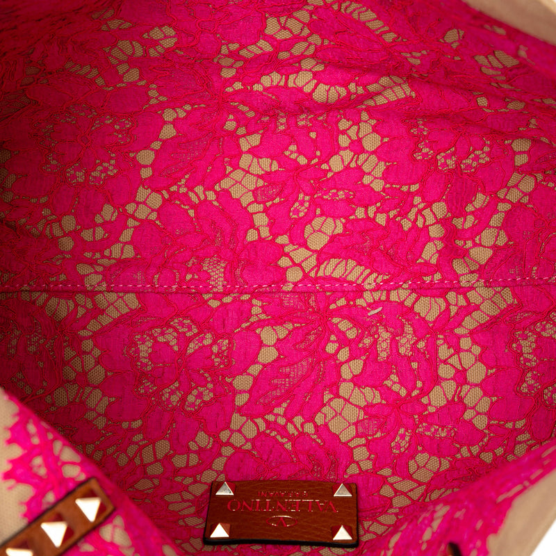 Canvas Rockstud Glam Lace Reversible Tote - Image 4