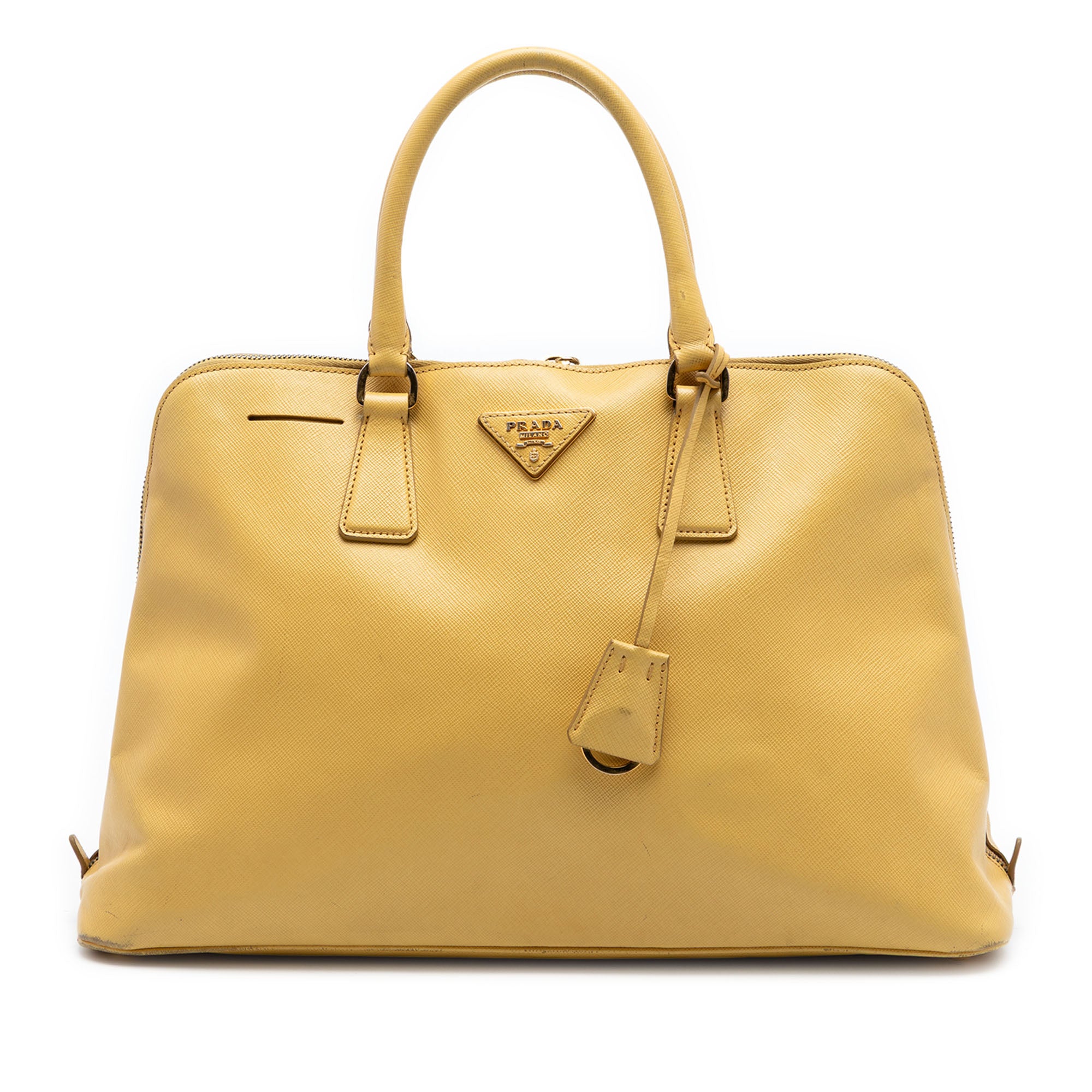 Large Saffiano Lux Promenade Satchel - Image 1