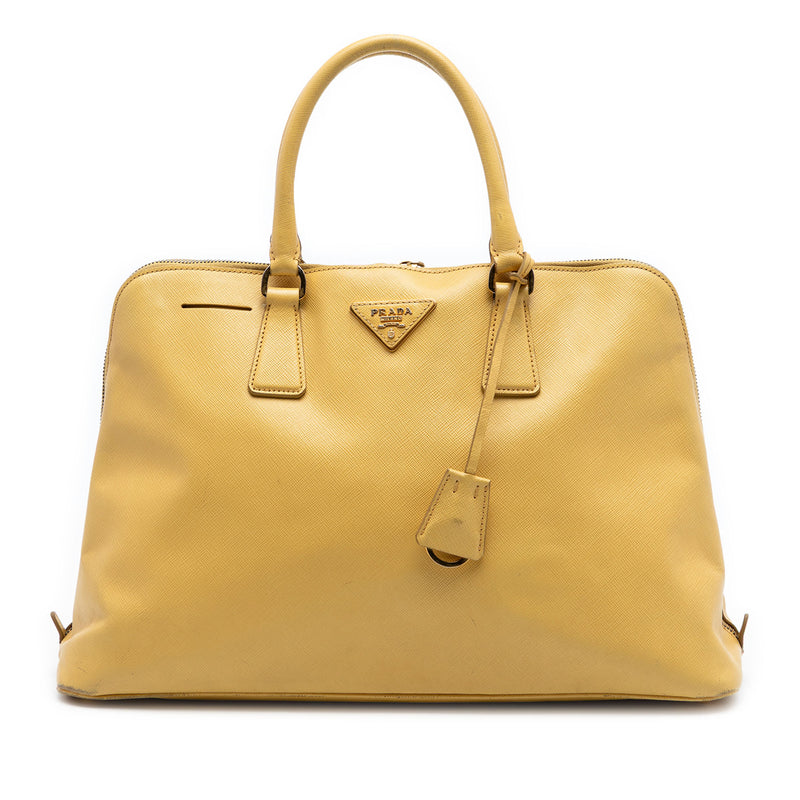 Large Saffiano Lux Promenade Satchel