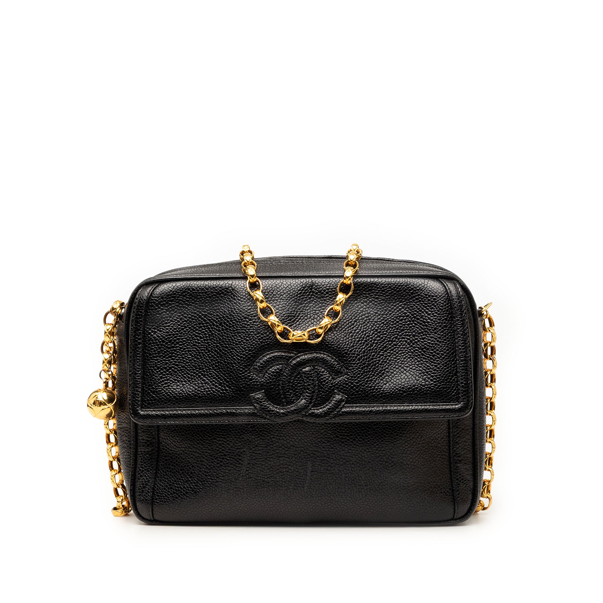CC Caviar Front Pocket Bijoux Chain Camera Bag - Image 1