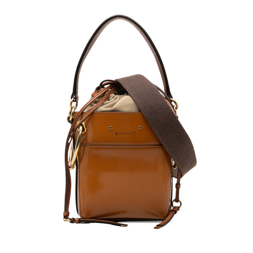 Mini Patent Roy Bucket Bag - Image 1