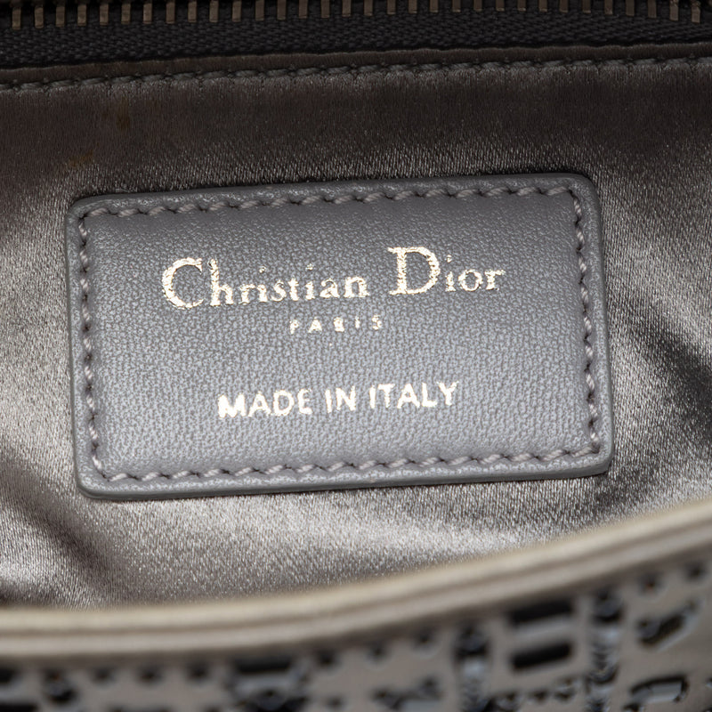 Mini Satin Cannage Crystal Embellished Lady Dior - Image 5