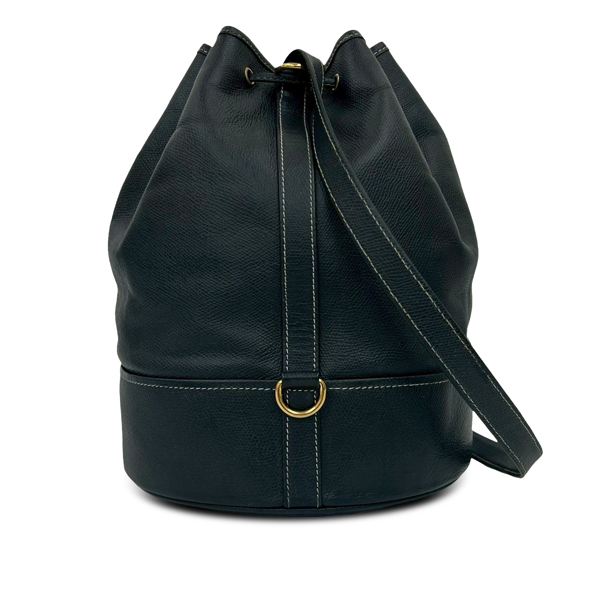 Leather Anagram Bucket Bag - Image 2