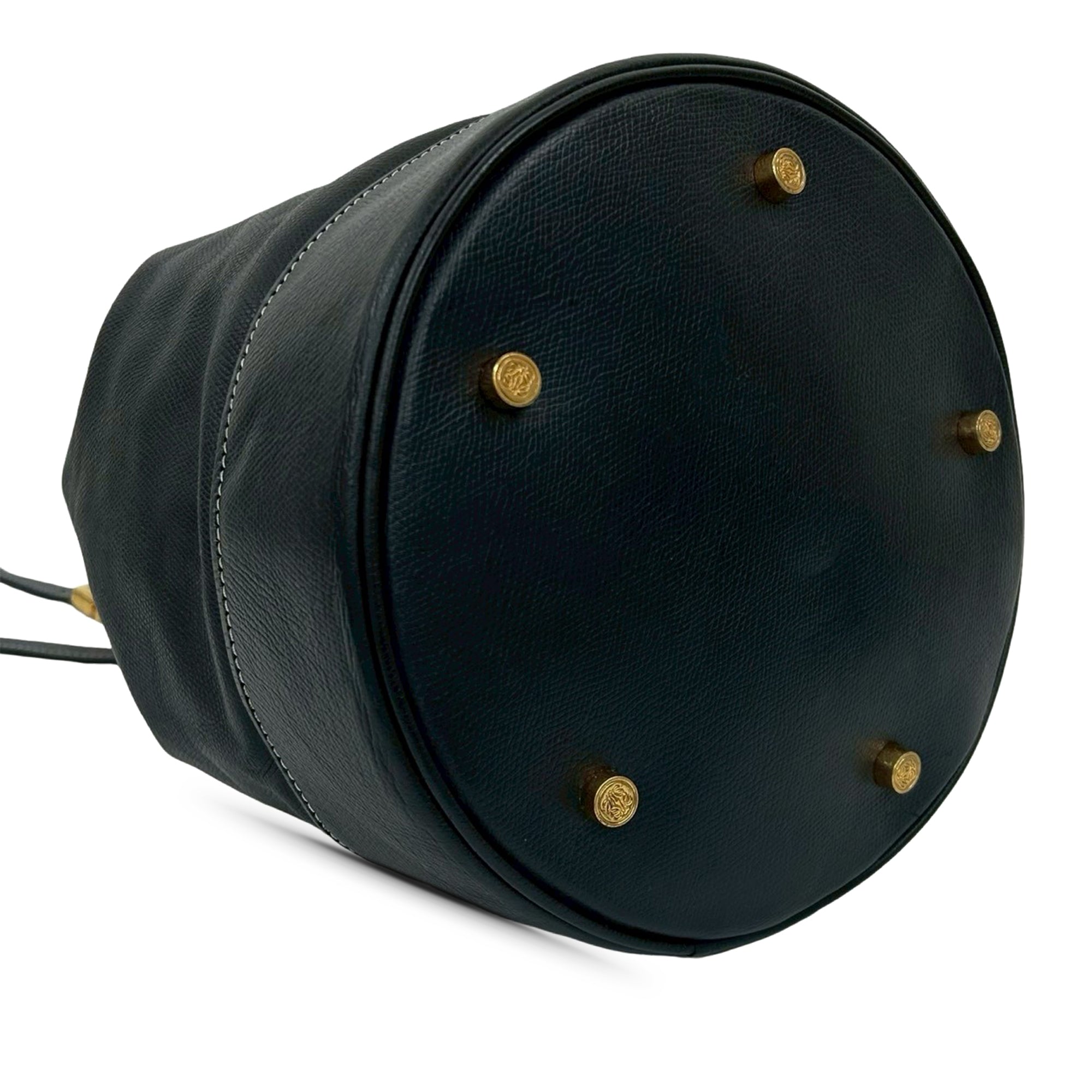 Leather Anagram Bucket Bag - Image 3