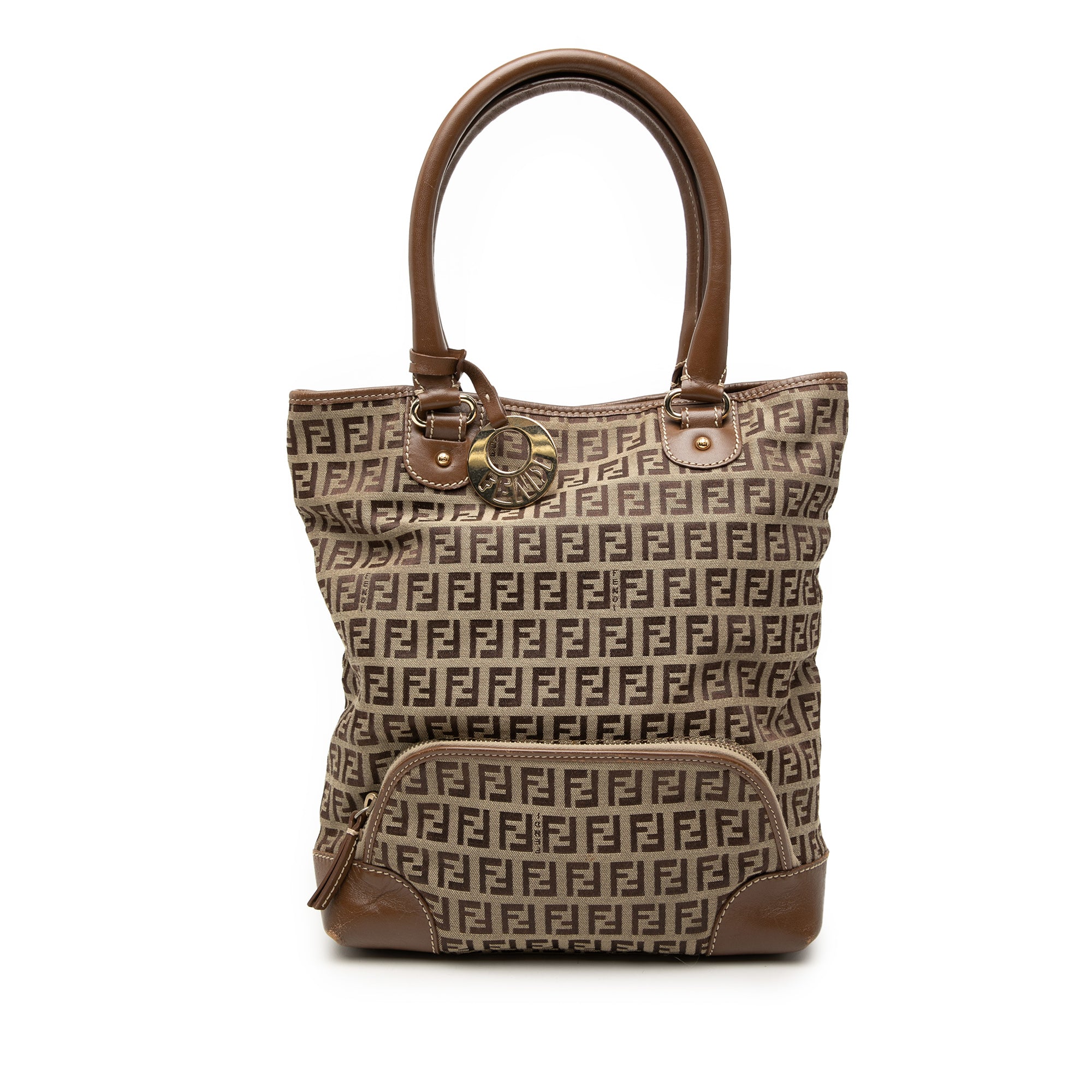 Zucchino Canvas Chef Front Pocket Shopping Tote - Image 1