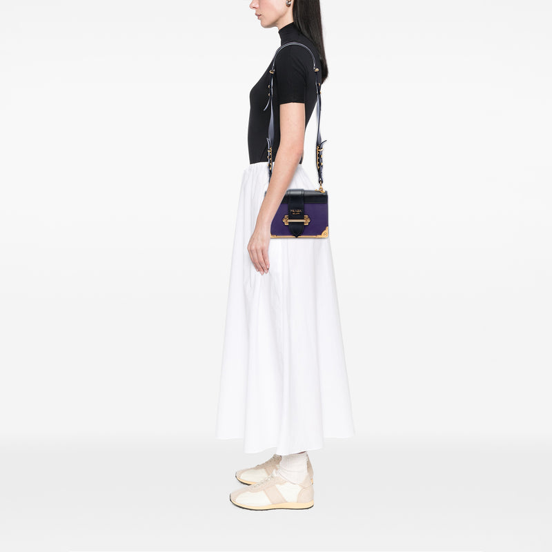 Saffiano Trimmed City Calf Cahier Crossbody - Image 6