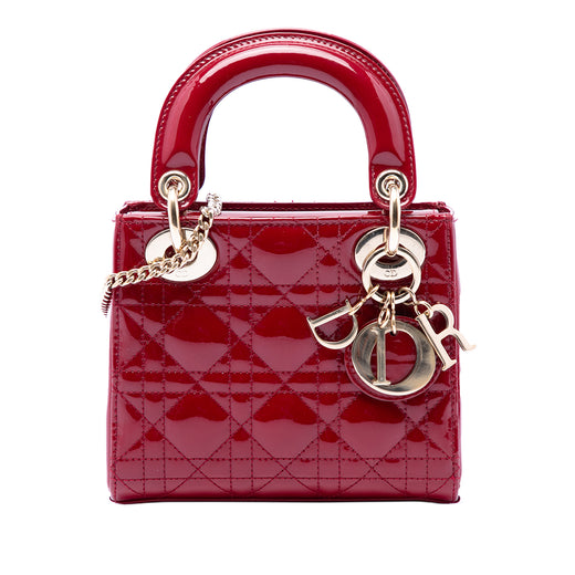 Mini Patent Cannage Lady Dior - Image 1