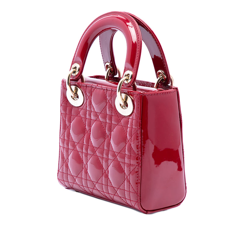 Mini Patent Cannage Lady Dior - Image 2