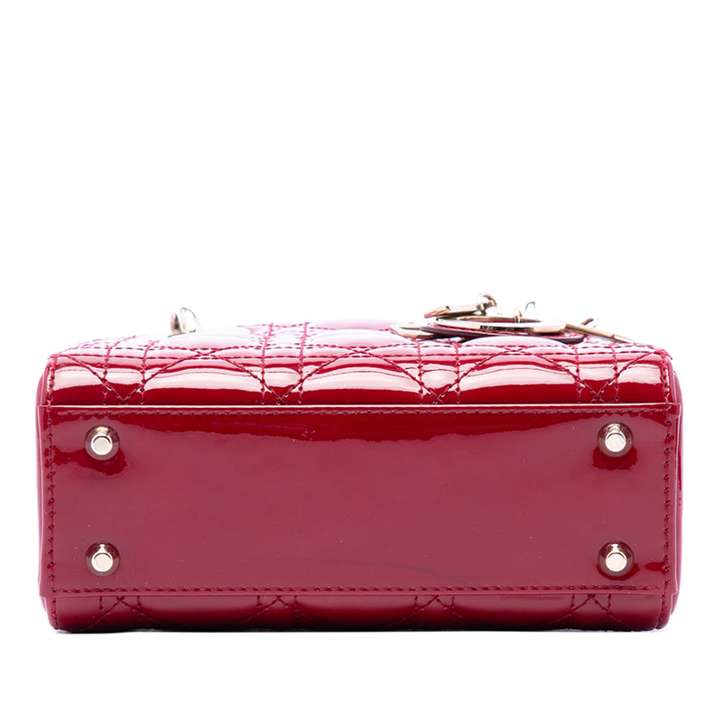 Mini Patent Cannage Lady Dior - Image 3