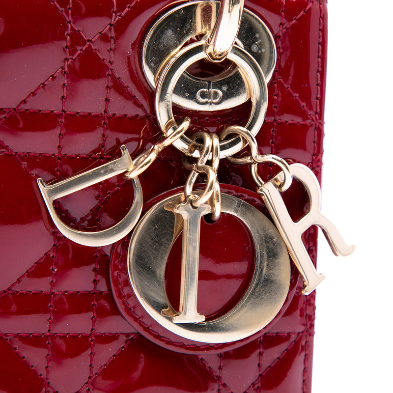 Mini Patent Cannage Lady Dior - Image 5