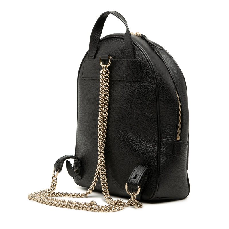 Pebbled Calfskin Soho Chain Backpack - Image 2