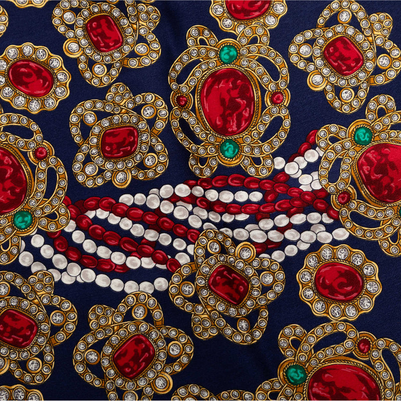 Gripoix Print Silk Scarf - Image 6