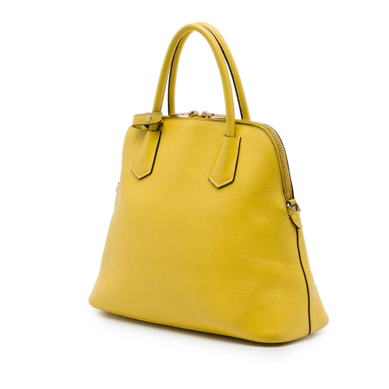 Large Saffiano Cuir Dome Satchel - Image 2