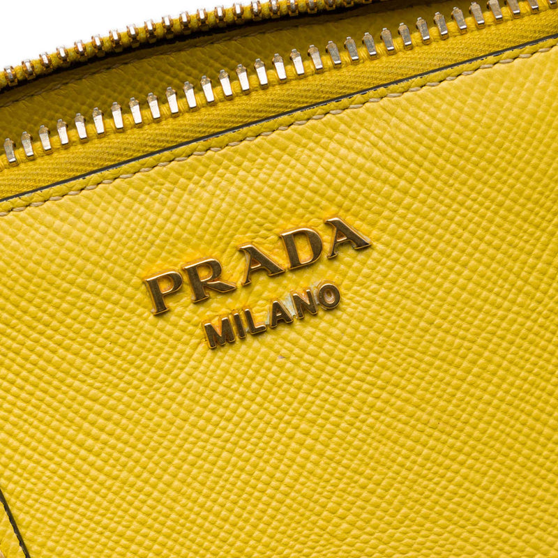 Large Saffiano Cuir Dome Satchel - Image 5