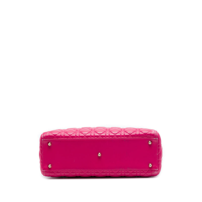 Large Lambskin Cannage Lady Dior - Image 3