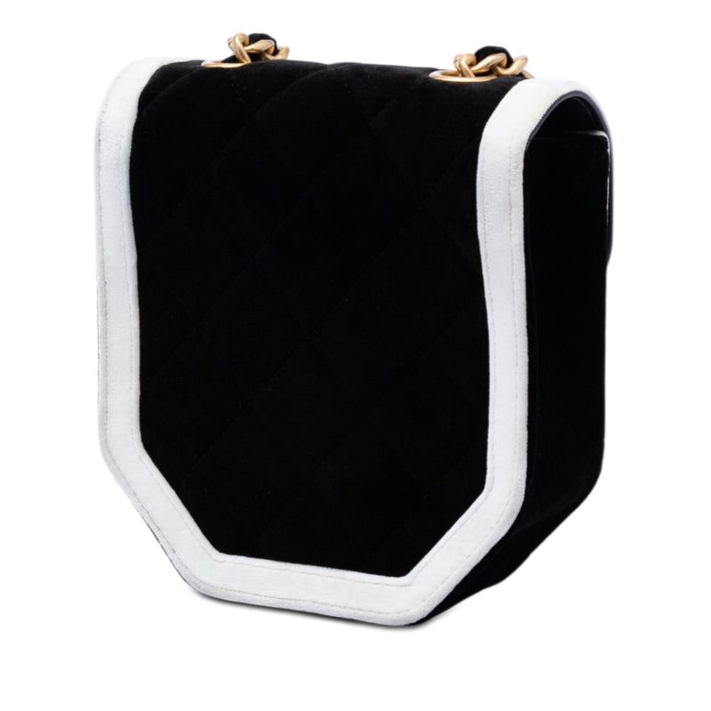 Mini Quilted Velvet Place Vendome Single Flap - Image 2