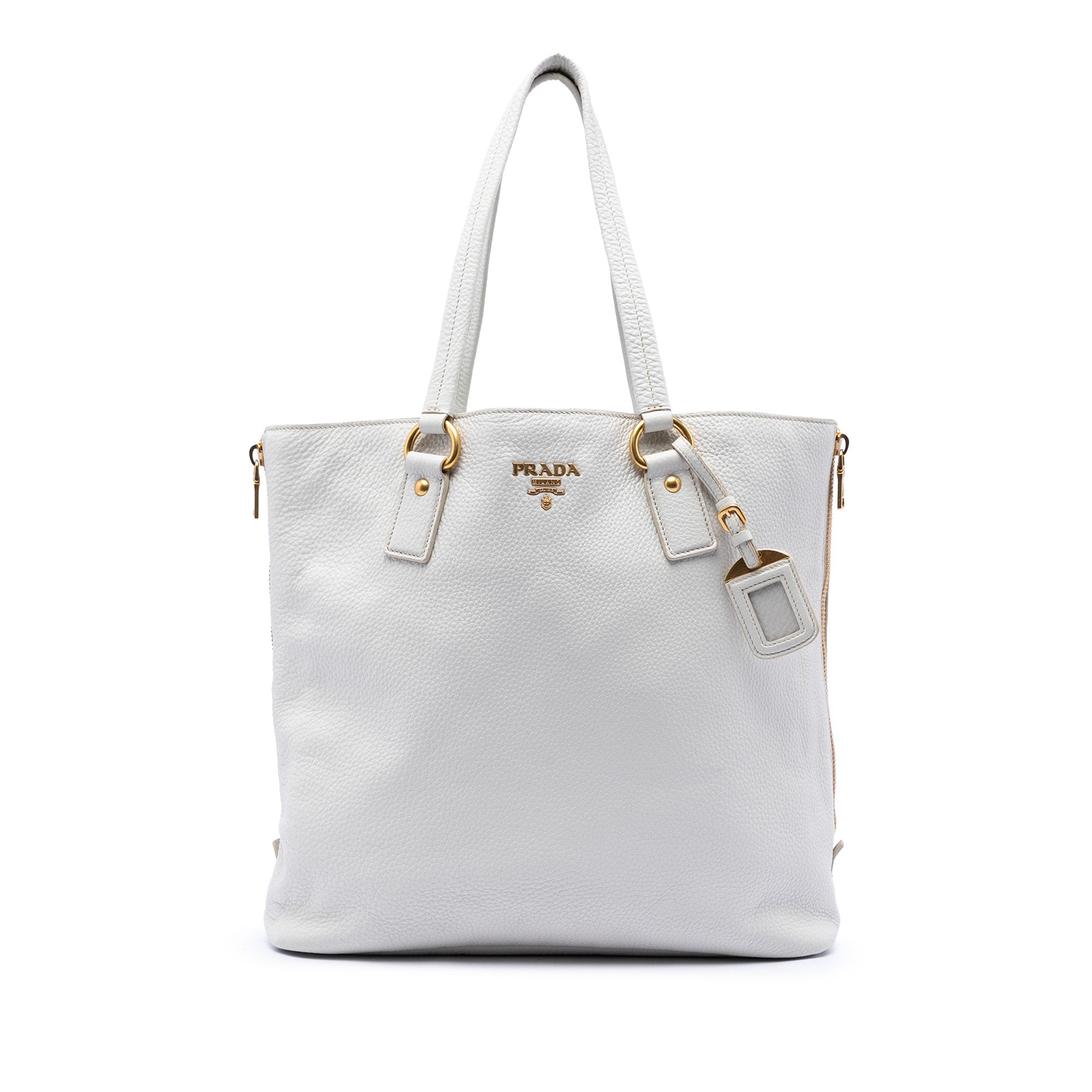 Vitello Daino Side Zip Tote - Image 1